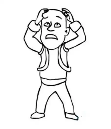 人物简笔画,光头强简笔画,简笔画图片