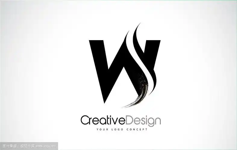 w字设计笔刷画笔画