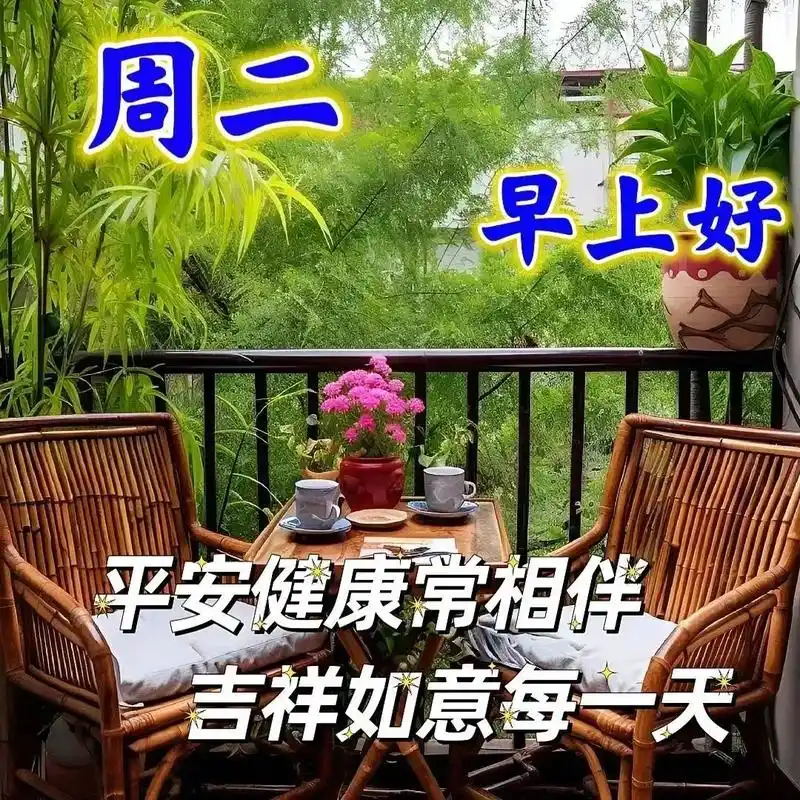 7月18日周二早上好祝福语图片带字