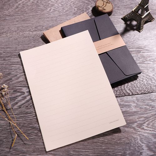 复古情侣信封欧式diy白色唯美信纸套装 情书个性空白清新可爱信笺