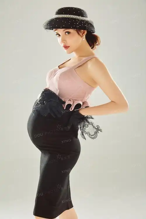 典雅黑色 - 孕味十足 - 西安星豆豆孕妇照儿童摄影,西安儿童摄影,西安