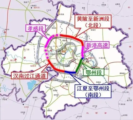 黄冈多地武汉都市区环线高速已纳入《湖北省综合交通运输"十四五"规划