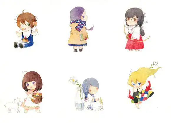 12星座q版萌图萌小q