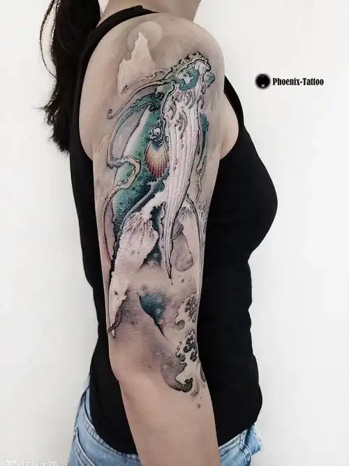 鲲_纹身图案手稿图片_骨头的纹身作品集