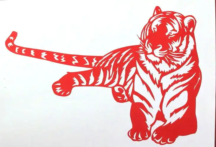 我的刻纸作品:王者