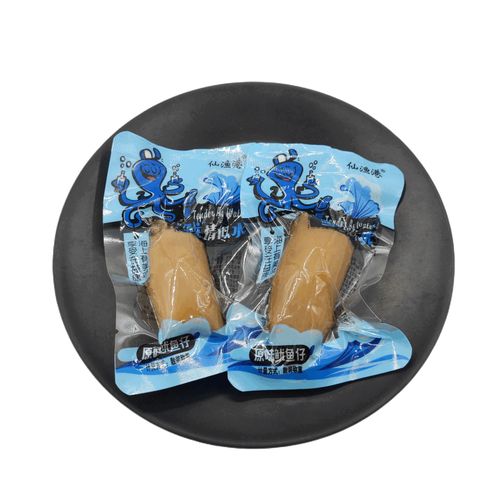 仙渔港北海特产海鲜零食尤鱼带籽熟食墨鱼仔海兔烧烤原味香辣即食鱿鱼