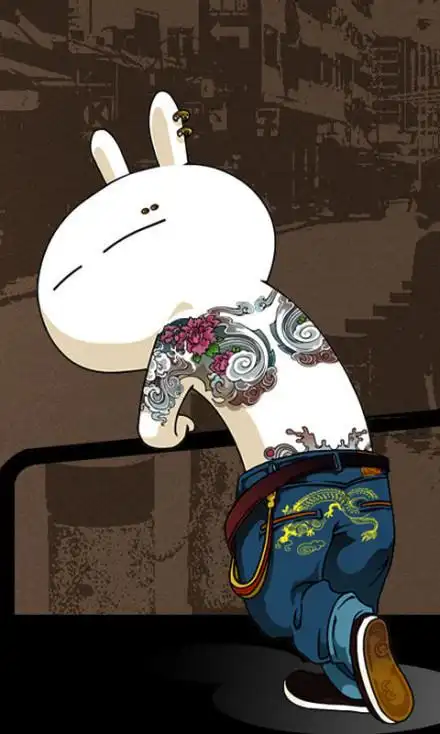 经典流氓兔造型哦
