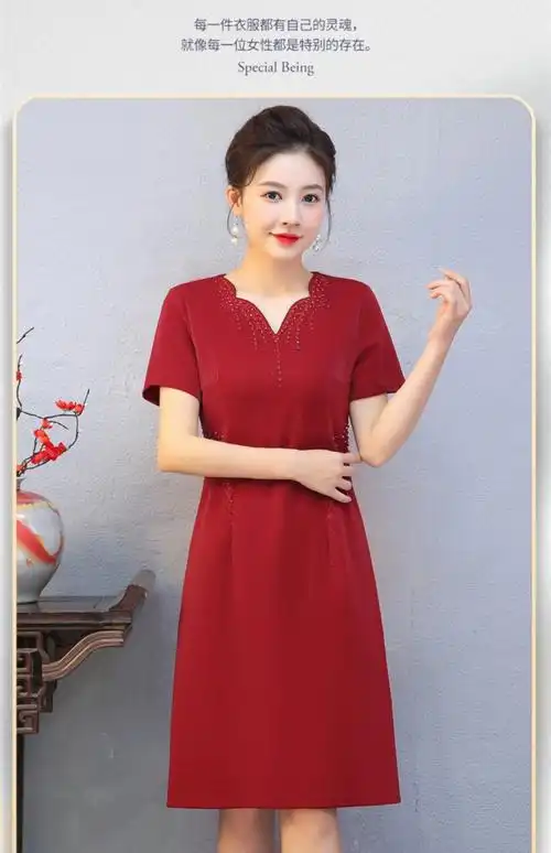喜婆婆婚宴时尚礼服夏天高端婚礼妈妈结婚礼服年轻高贵洋气小个子夏季