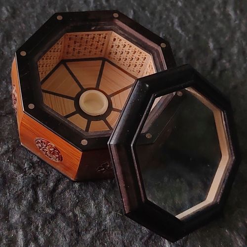 海派名家张圣林精制老玉竹万体黄蛉盒竹蛉盒金钟盒鸣虫盒蛉虫虫具