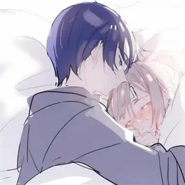 一男一女伤感动漫情侣头像图片