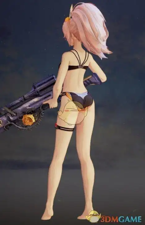 mod截图修改了希侬的dlc泳装外观,去掉了夹克和拖鞋.