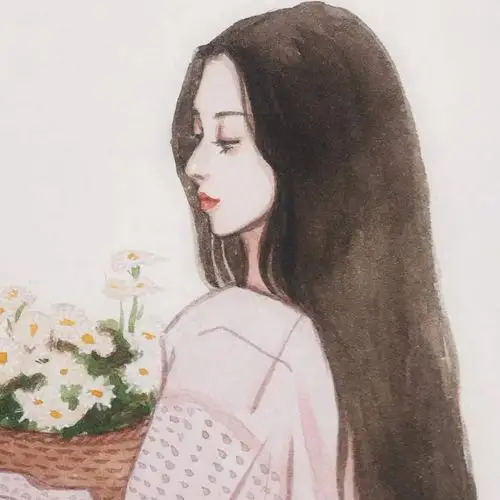 日常手绘女生头像