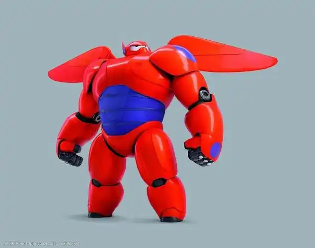 大白 超能陆战队 迪士尼 铠甲 红色 设计 动漫动画 动漫人物 300dpi