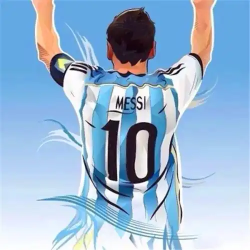 梅西头像高清图片