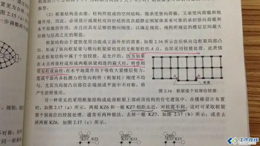 纵向框架梁与横向框架梁相连的无框架柱点a,要采用铰接处理吗?