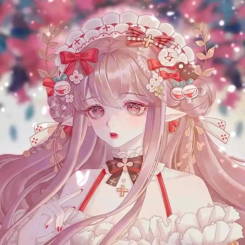 仙气动漫女生头像 又是可爱的女生头像哦～(｡ӧ◡ӧ｡)