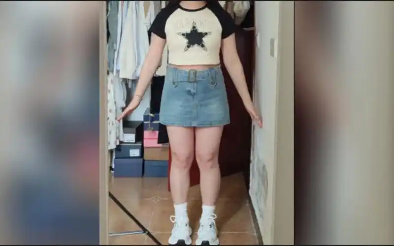 150cm53kg|微胖腿粗女孩也要勇敢漏肉