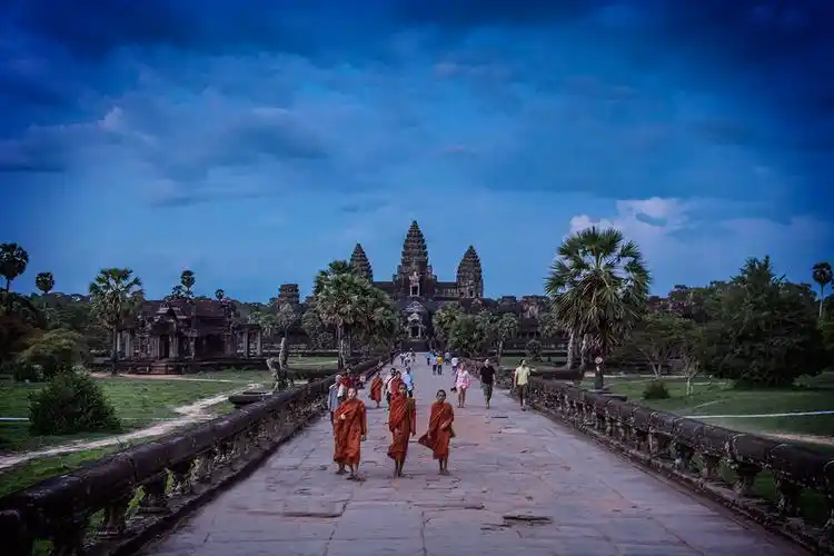 吴哥窟的建筑摄影