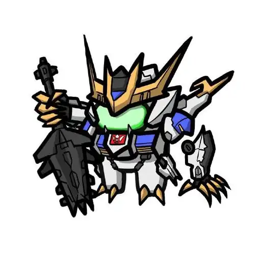 《amongus》风巴巴托斯高达各形态趣味头像插画