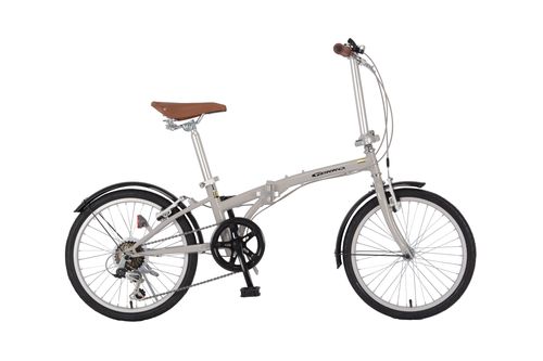 20寸高碳钢超轻变速6速可携式男女通用fit1 2024款深灰色 卡其灰