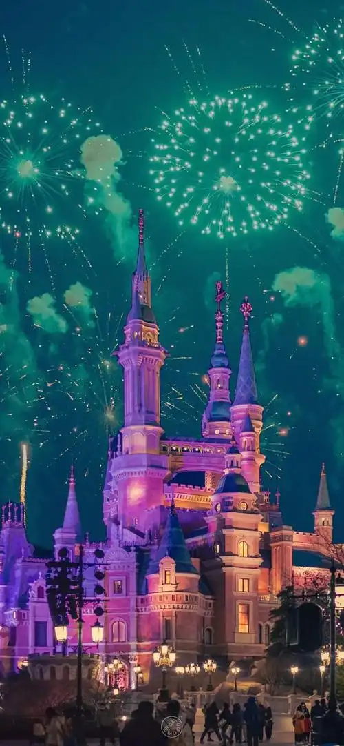 壁纸心动不已的迪士尼烟花壁纸