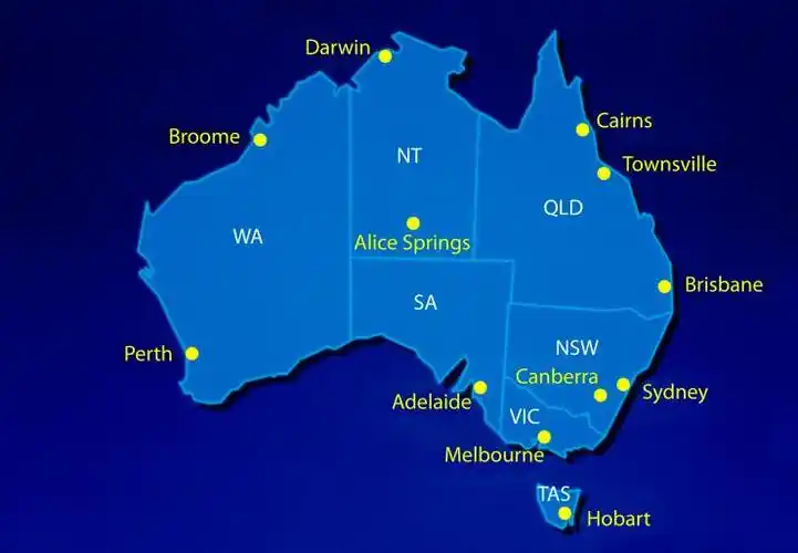 澳大利亚地图