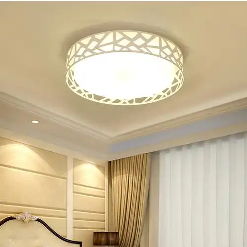 热销创意超薄亚克力led天花灯客厅无极调光灯铁吸顶灯220v110v