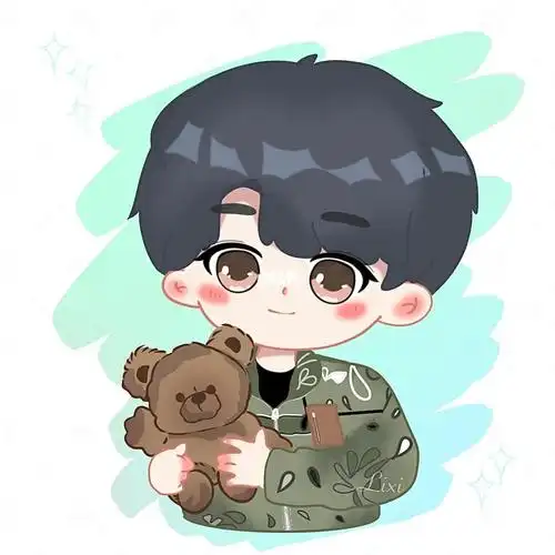 严浩翔  #q版  #小熊  #procreate绘画  #画画
