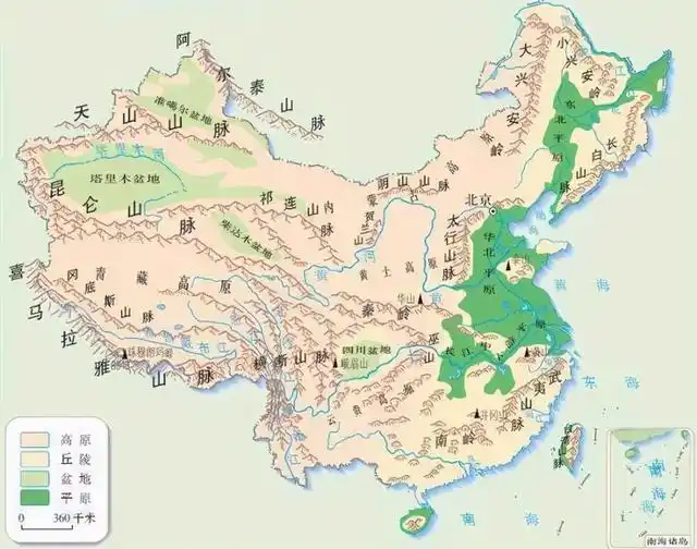 高中地理——每日讲1题(秦岭-淮河一线,我国的地形,河流)