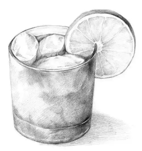 在素描静物绘画中如何表现玻璃质感