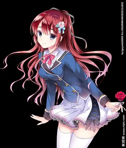 分层免抠图动漫美少女素材设计图__动漫人物_动漫动画_设计图库_昵图