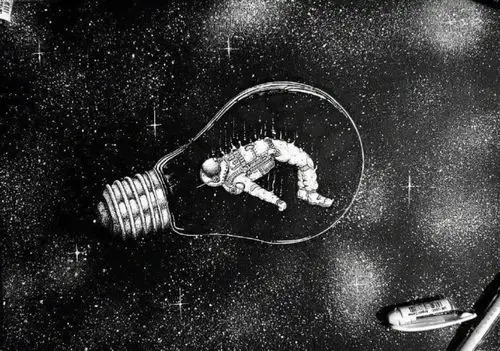 宇航员背景图 - 堆糖,美图壁纸兴趣社区