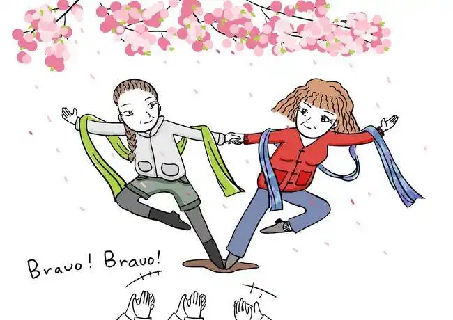 漫画:赏花拍照姿势修炼秘籍