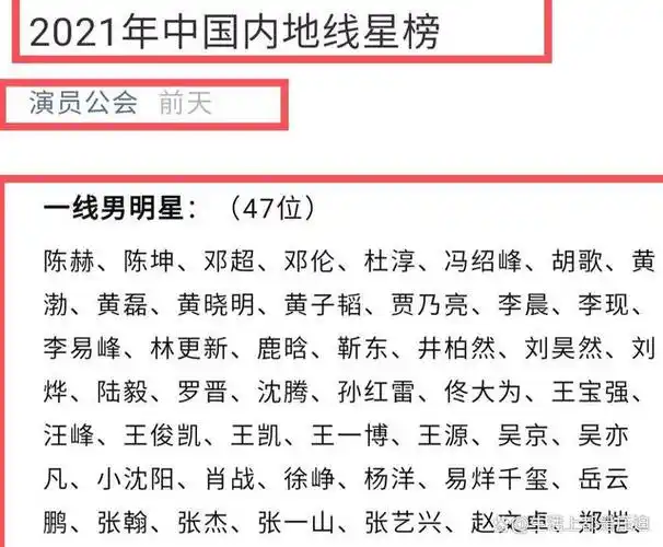 前段时间,内地演员协会公布了2021中国内地一线明星榜单,其中蔡徐坤被