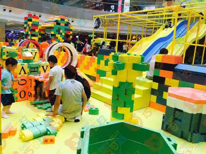 积木王国厂家游乐园儿童智力积木世界