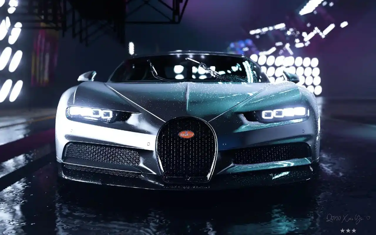 这造型简直帅炸#布加迪chiron #地平线5 #游戏摄影  - 抖音