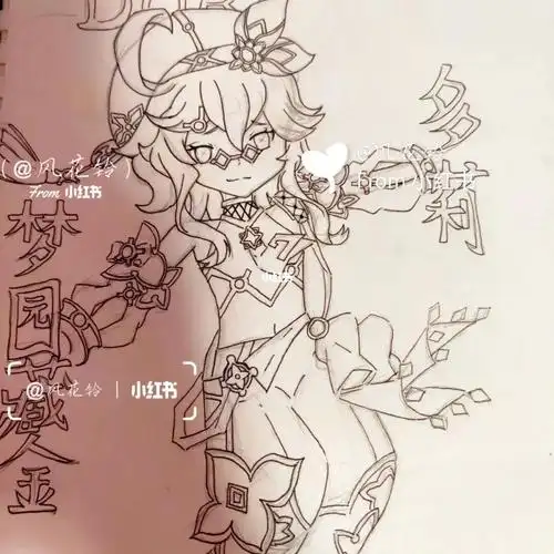 画的很丑勿喷#画画  #多莉  #画画的日常  #简笔画  #全球宅家画画