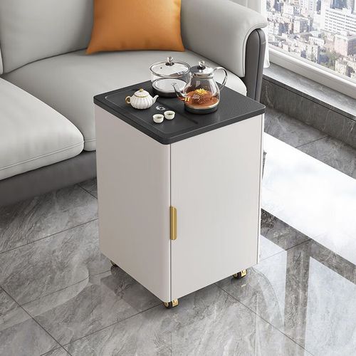 生态宜家可移动多功能茶几小户型轻奢茶台简约智能煮水火烧石阳台茶