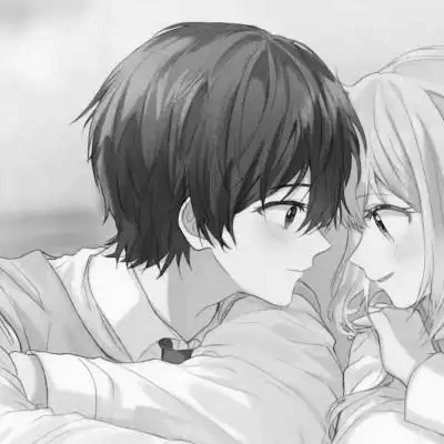 cp头像情侣黑白