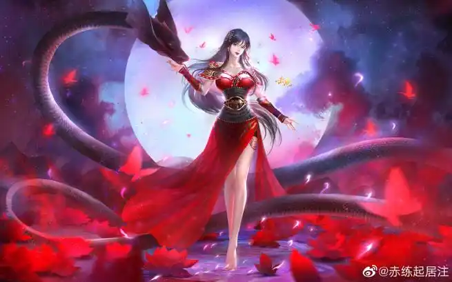 赤练214与卿初见##赤练##秦时明月赤练##天行九歌红莲