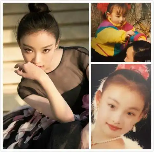 杨幂小时候太可爱了吧 贵圈从小靓到大的还有谁