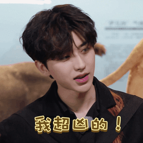 奔跑吧蔡徐坤我超凶的生气搞怪逗gif动图_动态图_表情包下载_soogif
