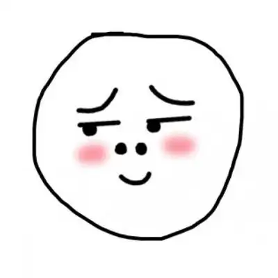 可爱搞怪头像简笔画 丑萌熊猫人头像