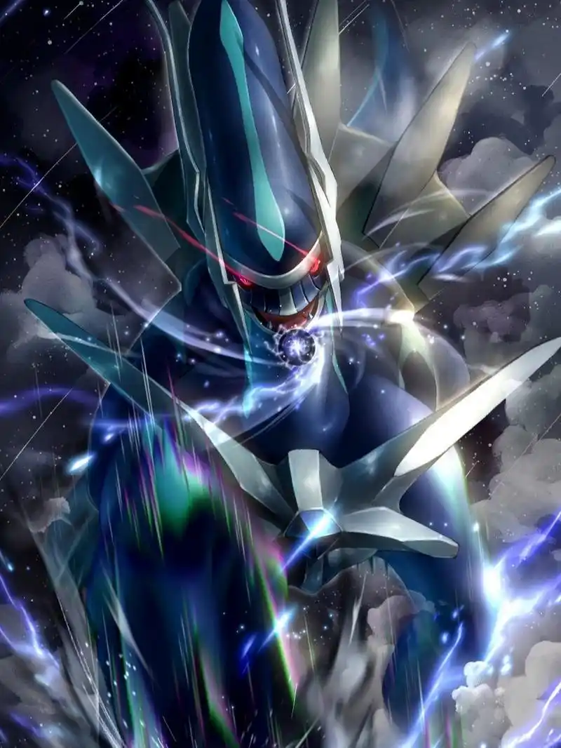 这么帅的帝牙卢卡,我还从来没见过! 哎! 那你马上就看到了啦