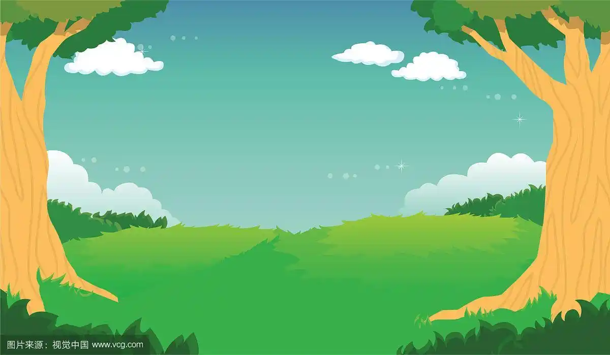 绿色森林景观背景