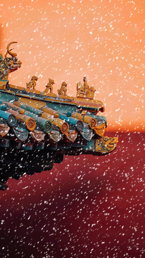 下雪效果,绘制唯美的雪景动图-第1张图片-我爱ps教程网