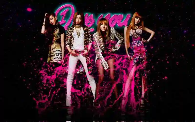 韩国四人女子组合2ne1桌面壁纸