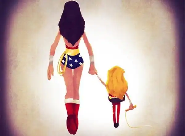 领孩子上学的超人英雄们