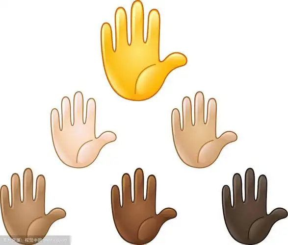 举起手emoji