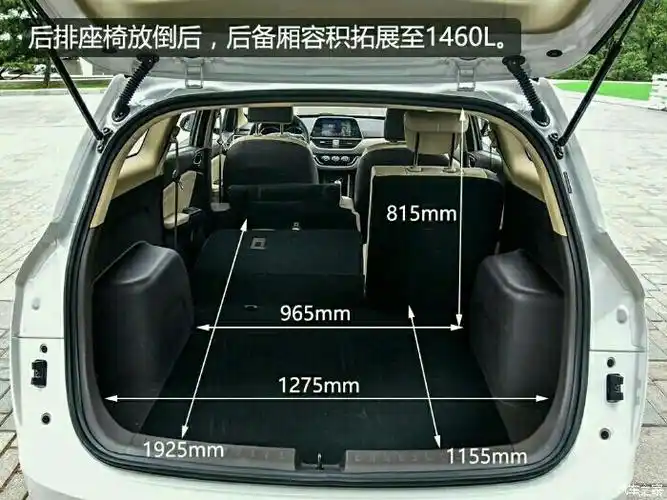 求个310w后备箱的尺寸图标好长宽高的那个图